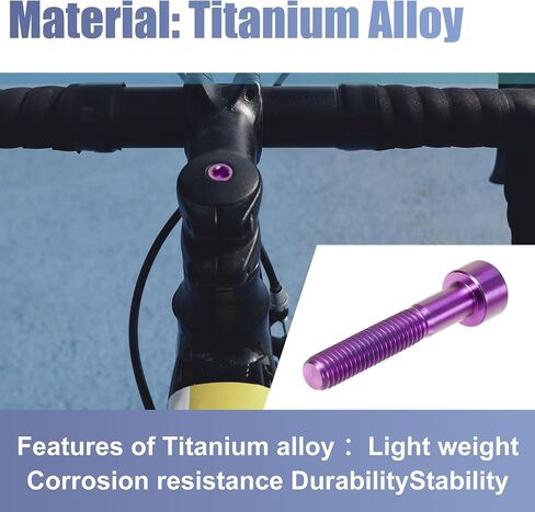 uxcell Multicolor Universal M6x35 Bike Stem Bolt Bicycle Bike Headset Stem Bolt Bike Bicycle Accessory in Saudi Arabia
