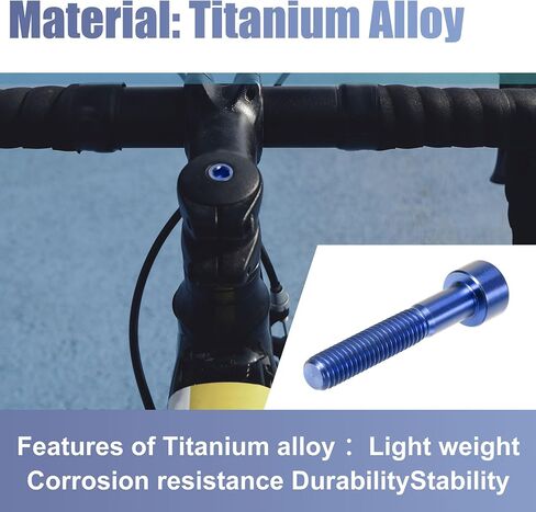 uxcell Multicolor Universal M6x35 Bike Stem Bolt Bicycle Bike Headset Stem Bolt Bike Bicycle Accessory in Saudi Arabia