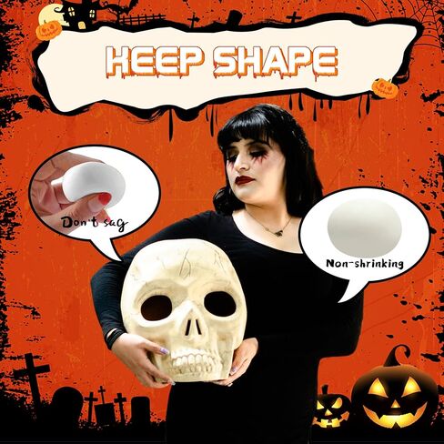 طين تشكيلي جاف بالهواء للبالغين، 500 جرام أبيض خفيف الوزن عالي الجودة سريع الجفاف من الطين الإسفنجي للحفلات التنكرية، مستلزمات الفنون والحرف اليدوية الإبداعية للبالغين مع أدوات النحت in Kuwait