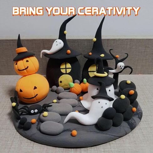 طين تشكيلي جاف بالهواء للبالغين، 500 جرام أبيض خفيف الوزن عالي الجودة سريع الجفاف من الطين الإسفنجي للحفلات التنكرية، مستلزمات الفنون والحرف اليدوية الإبداعية للبالغين مع أدوات النحت in Kuwait