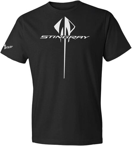 تي شيرت C7 كورفيت ستينغراي عمودي: أسود - 2014+ in Kuwait