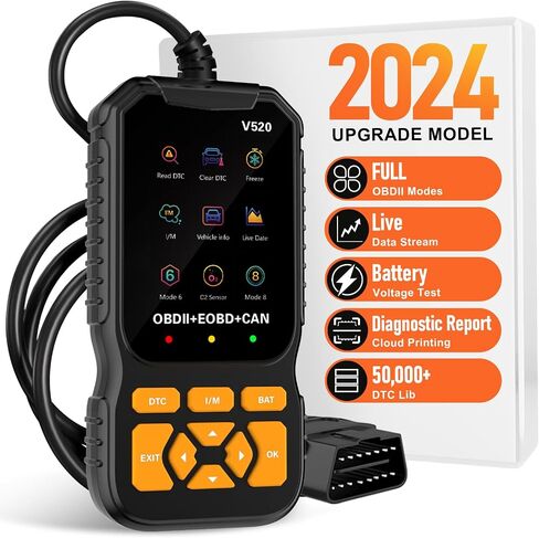 Bozfnuq Enhanced OBD2 Scanner Diagnostic Tool, Check Engine Light Code Reader with Reset OBDII/EOBD Car Scanner Diagnostic Tool for All Cars After 1996 in Saudi Arabia