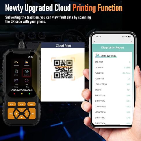 Bozfnuq Enhanced OBD2 Scanner Diagnostic Tool, Check Engine Light Code Reader with Reset OBDII/EOBD Car Scanner Diagnostic Tool for All Cars After 1996 in Saudi Arabia