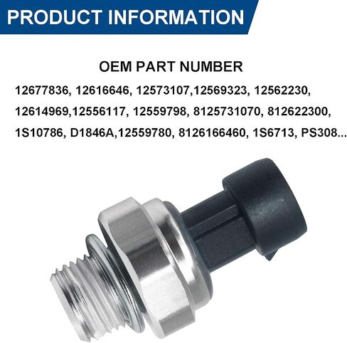 BonPick Engine Oil Pressure Switch Sensor Replaces 12677836 D1846A 12616646 926040 12573107 Replacement for Chevrolet Buick GMC GM Allure Lacrosse Rainier Escalade Impala Silverado in Saudi Arabia