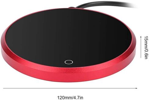 Smart Coffee Warmer, Waterproof Touch Thermostat Heating Coaster Pad for Office Desk Use, Candle Wax Cup Warmer Heating Plate, Warm Pad for Coffee Tea(US Plug 110V) in Saudi Arabia