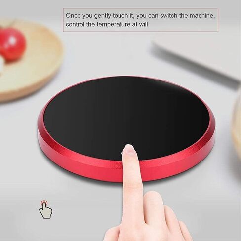 Smart Coffee Warmer, Waterproof Touch Thermostat Heating Coaster Pad for Office Desk Use, Candle Wax Cup Warmer Heating Plate, Warm Pad for Coffee Tea(US Plug 110V) in Saudi Arabia