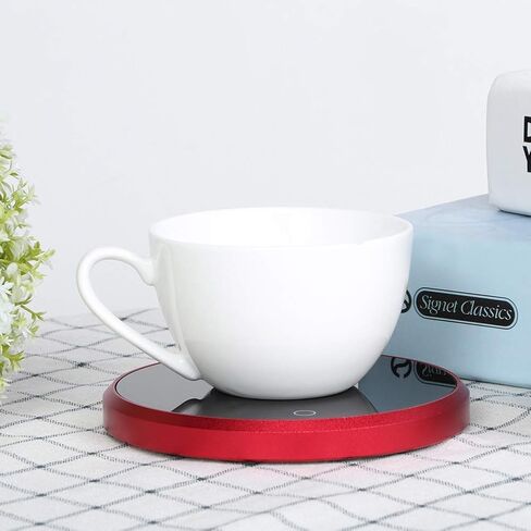 Smart Coffee Warmer, Waterproof Touch Thermostat Heating Coaster Pad for Office Desk Use, Candle Wax Cup Warmer Heating Plate, Warm Pad for Coffee Tea(US Plug 110V) in Saudi Arabia