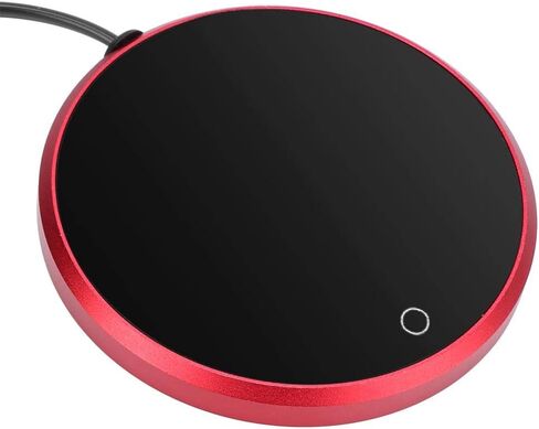 Smart Coffee Warmer, Waterproof Touch Thermostat Heating Coaster Pad for Office Desk Use, Candle Wax Cup Warmer Heating Plate, Warm Pad for Coffee Tea(US Plug 110V) in Saudi Arabia