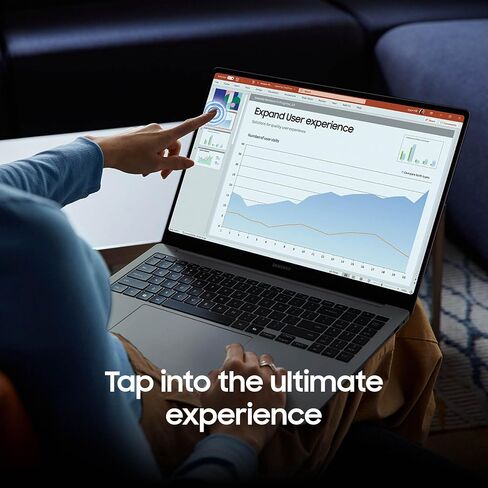 SAMSUNG 14" Galaxy Book4 Pro Laptop PC Computer, Intel Core 7 Ultra Processor 512GB, 3K AMOLED (2880 x 1800) Touchscreen, Advanced Security, 2024 Model, NP940XGK-KG1US, Moonstone Gray in Kuwait