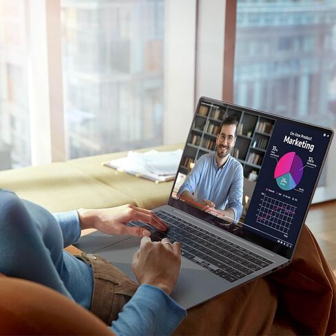 SAMSUNG 14" Galaxy Book4 Pro Laptop PC Computer, Intel Core 7 Ultra Processor 512GB, 3K AMOLED (2880 x 1800) Touchscreen, Advanced Security, 2024 Model, NP940XGK-KG1US, Moonstone Gray in Kuwait