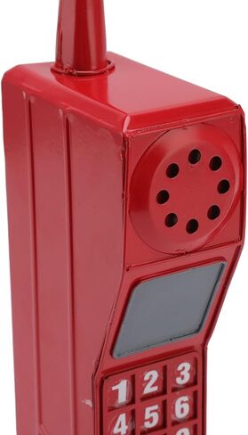 Estink Retro Brick Cell Phone Ornament, Retro Cellphone Model Old Fashioned Cellular Phone Model Ornament Vintage Simulation Photographic Props Stylized Ornaments for Home Stage (Black) in Saudi Arabia