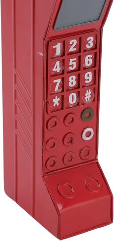 Estink Retro Brick Cell Phone Ornament, Retro Cellphone Model Old Fashioned Cellular Phone Model Ornament Vintage Simulation Photographic Props Stylized Ornaments for Home Stage (Black) in Saudi Arabia