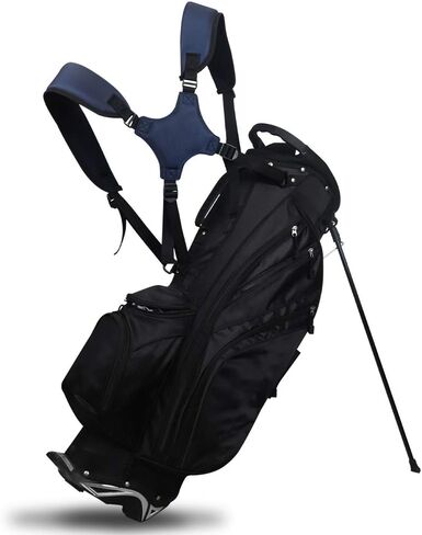 Craftsman Golf Adjustable Waterproof Star Black Blue Golf Bag Backpack Straps Replacement Also for Custom Order with Your Name Stitched in Saudi Arabia