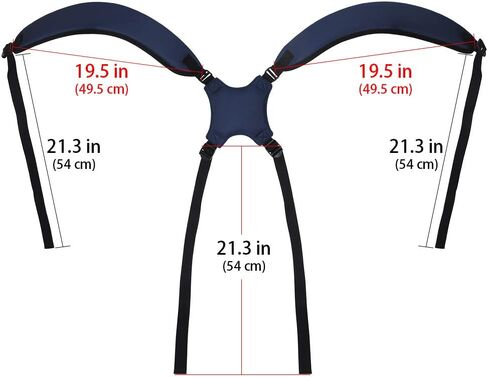 Craftsman Golf Adjustable Waterproof Star Black Blue Golf Bag Backpack Straps Replacement Also for Custom Order with Your Name Stitched in Saudi Arabia