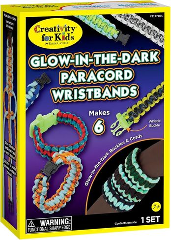 الإبداع للأطفال اصنع أساور المعصم باراكورد الخاصة بك - اصنع 8 أساور in Kuwait