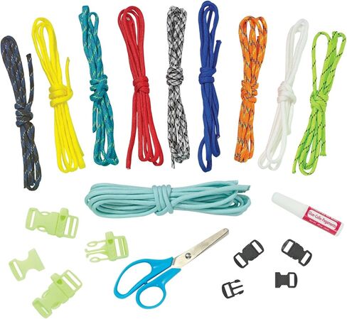 الإبداع للأطفال اصنع أساور المعصم باراكورد الخاصة بك - اصنع 8 أساور in Kuwait