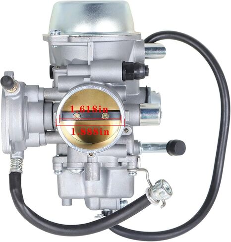 WFLNHB Carburetor Replacement for Yamaha 600 YFM600 1998 1999 2000 2001 with 2 Intake Boot in Saudi Arabia