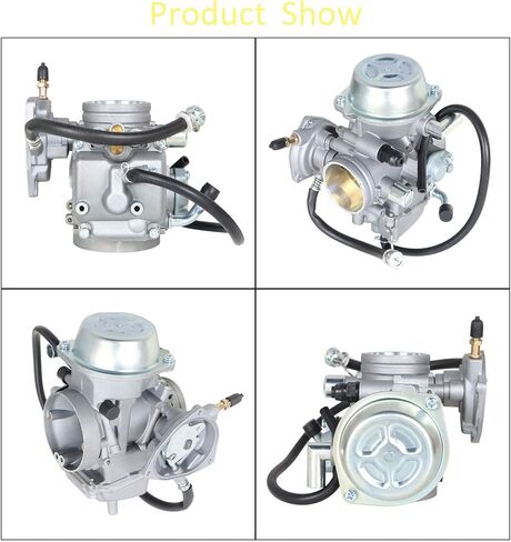 WFLNHB Carburetor Replacement for Yamaha 600 YFM600 1998 1999 2000 2001 with 2 Intake Boot in Saudi Arabia