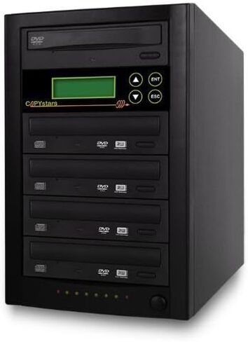 Copystars DVD-Duplicator 24X CD-DVD-Burner 1 إلى 4 ناسخة Sata طبقة مزدوجة نسخة سهلة الكاتب برج SYS-1-4-ASUS/LG-CST in Kuwait
