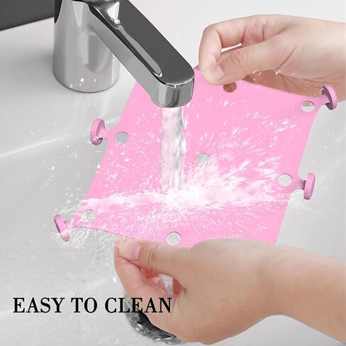 SAMIQU Silicone Beach Tote Bag Organizer Compatible with Bogg Bag, Phone Holder Cup Holder Insert Divider, Bogg Bag Accessory Pink in Saudi Arabia