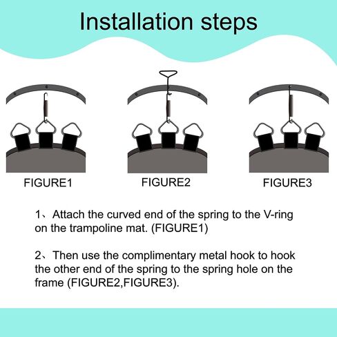 Ctgsas Universal Replacement, | Set of 20 |, 5.5" and 7" Trampoline Springs with Spring Tool | Heavy-Duty Galvanized Steel|for JUMPZYLLA, Skywalker, JumpKing, UpperBounce, SportsPower, BCAN in Saudi Arabia