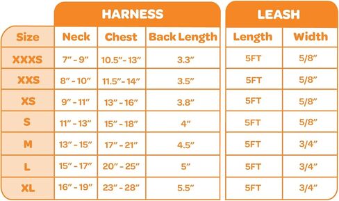 Voyager Step-in Lock Adjustable Cat Harness w. Cat Leash Combo Set with Neoprene Handle 5ft - Supports Small, Medium and Large Breed Cats by Best Pet Supplies - Orange, XXXS in Saudi Arabia