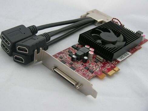 كابل ومحول Seenoo VHDCI Breakout Cable-VHDCI(SCSI 68Pin) M إلى 4 منافذ HDMI AF Splitter Breakout Cable لبطاقات الرسومات NVIDIA وVisionTek in Kuwait