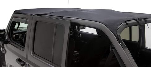 Rugged Ridge | Savannah Brief Top Black Diamond S.Cloth | 13594.35 | Fits 2018-2024 Jeep Wrangler JLU in Saudi Arabia