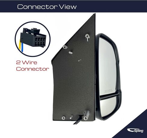 Spieg 5VE98JXWAD Passenger Side Mirror Replacement for Ram Promaster 1500 2500 3500 2014-2021 Manual Adjusted Non-Heated w/Turn Signal Light Right (RH) in Saudi Arabia