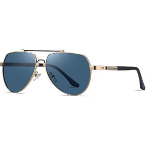 Cyxus Aviator Polarized Sunglasses Men Women,Metal Frame Spring Temples Vintage Retro Style Beach Driving 1048 in Saudi Arabia