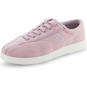 TRETORN Nyliteplus Canvas Sneakers Women's Lace-Up Casual Tennis Shoes Classic Vintage Style, White/Navy, 6.5 in Kuwait