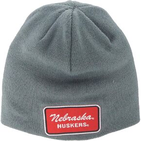 ZHATS Standard NCAA Officially Licensed Beanie Edge Patch Brick Gray, Grey, One Size in Kuwait