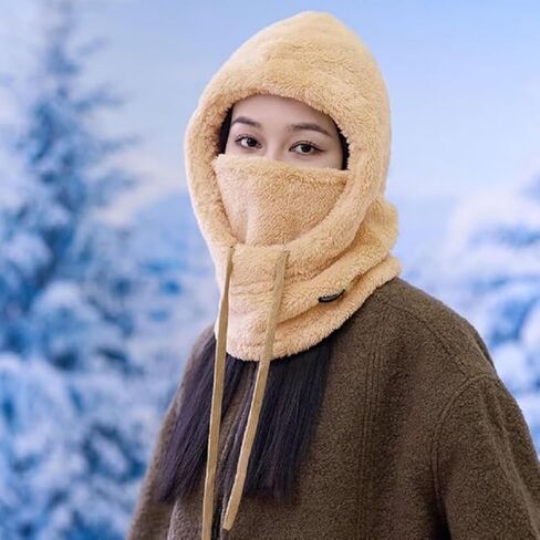 Winter Balaclava Ski Mask,Warm Fleece Ski Mask for Men and Women Neck Scarf hat with face Cover. in Saudi Arabia