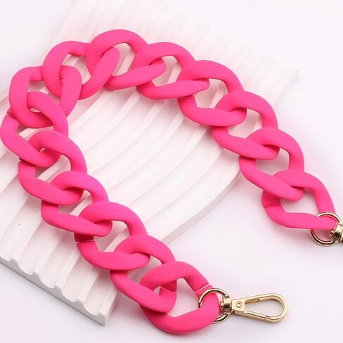 Peraca Cris Black Purse Chain Acrylic Bag Charm Chain Purse Strap Accessories Adjustable Stylish Bag Straps in Kuwait