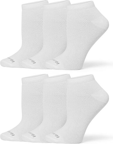 No Nonsense womens Uncushioned No Show Sock 6 Pair Pack in Saudi Arabia