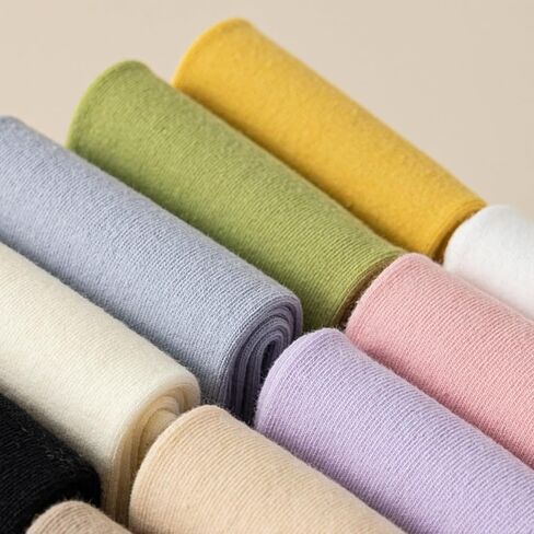 5 Pairs Womens Slouch Socks Stretchable Breathable Comfortable Crew Socks in Saudi Arabia