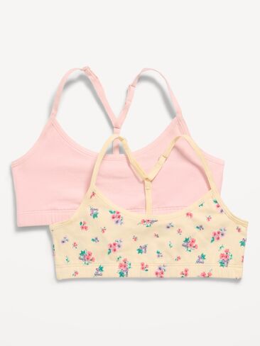 Old Navy Racerback Cami Bra 2-Pack for Girls - Cool Almond in Saudi Arabia