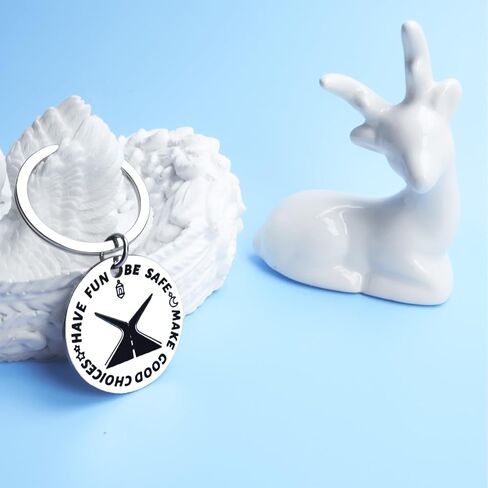 Sjcmbxxs Driving Test Keychain, Drive Safe Gift for New Driver Teens, Sweet 16 New Driver Gifts for Daughter or Son- Have Fun Be Safe Make Good Choices in Kuwait