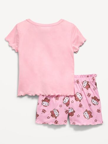 Old Navy Hello Kitty® Graphic Pajama Set for Girls - HELLO KITTY in Saudi Arabia
