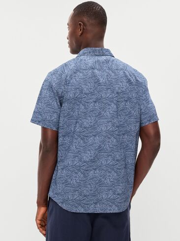 Old Navy Classic Fit Everyday Shirt - Blue Wave in Saudi Arabia