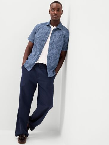 Old Navy Classic Fit Everyday Shirt - Blue Wave in Saudi Arabia