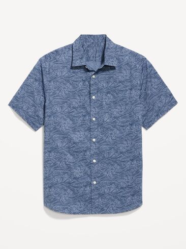 Old Navy Classic Fit Everyday Shirt - Blue Wave in Saudi Arabia