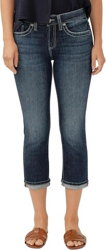Silver Jeans Co. Women's Suki Mid Rise Capri in Saudi Arabia