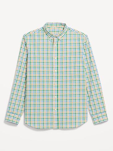 Old Navy Classic Fit Everyday Plaid Poplin Shirt - MULTI GINGHAM TOP in Saudi Arabia