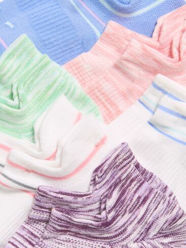 Old Navy Ankle Socks 6-Pack for Girls - Warm Space Dye in Saudi Arabia