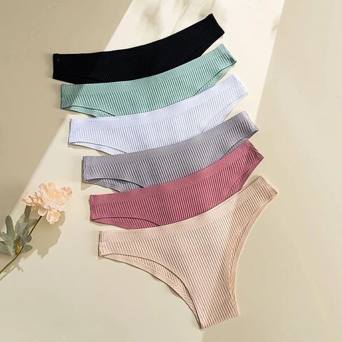 Women Underwear Seamless Thong Bikini Style Smooth Fit Stretch Outline Invisible Silhouette in Saudi Arabia