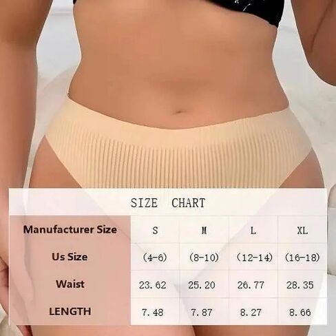 Women Underwear Seamless Thong Bikini Style Smooth Fit Stretch Outline Invisible Silhouette in Saudi Arabia