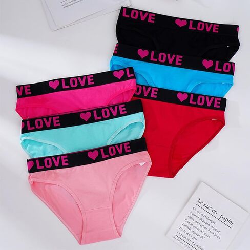 6-Pack Women's Cotton Briefs, Everyday Essential Soft & Breathable Underwear for Ladies, Multi-Color in Saudi Arabia