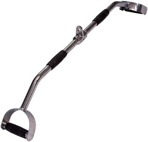 Body-Solid Tools Pro-Style Pro-Grip Lat Pulldown Bar, Home Gym Cable Machine Attachment for Lats, Shoulders, Arms Development, with Neutral Grip and Swivel Design in Kuwait