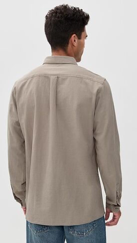 Rhythm Men's Classic Linen Long Sleeve Shirt in Saudi Arabia